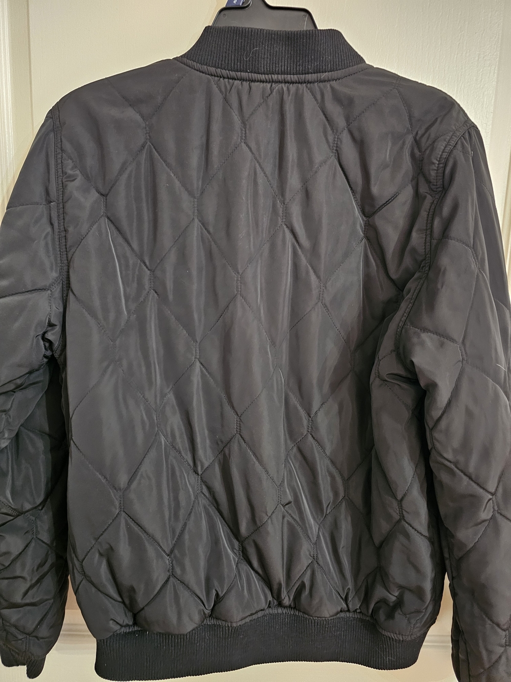 Kimes Ranch Black Quilted Puffer Jacket with Brown Accent - Picture 4 of 5